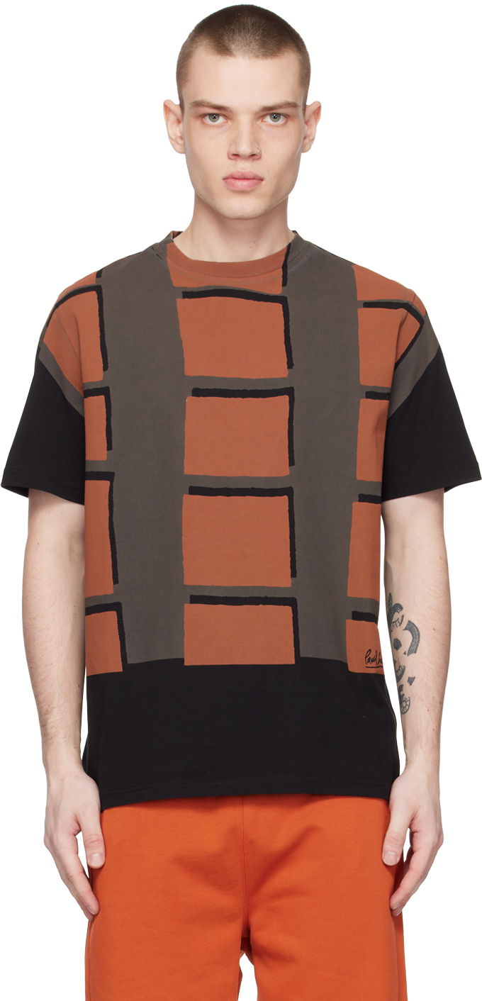 Majica kratkih rukava Paul Smith Paul Smith Brick Print T-Shirt Višebojno | M1R-919T-KP3666-79