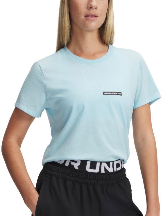 Majica kratkih rukava Under Armour Under Armour Rival Outline Short Sleeve T-Shirt Plava | 1389719-494