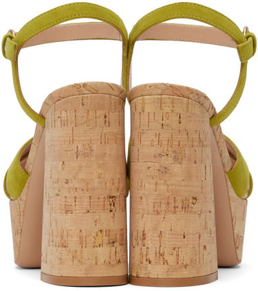Tenisice i cipele Gianvito Rossi Bebe Cork Platform Sandals Zelena | G31522.70RIC.CSG, 1