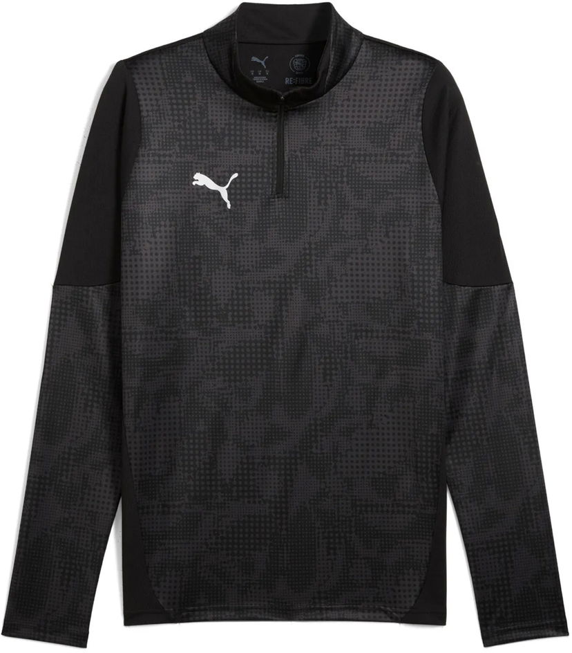 Majice i majice bez rukava Puma Puma teamCUP Training 1/4 Zip Top Crna | 659164-03