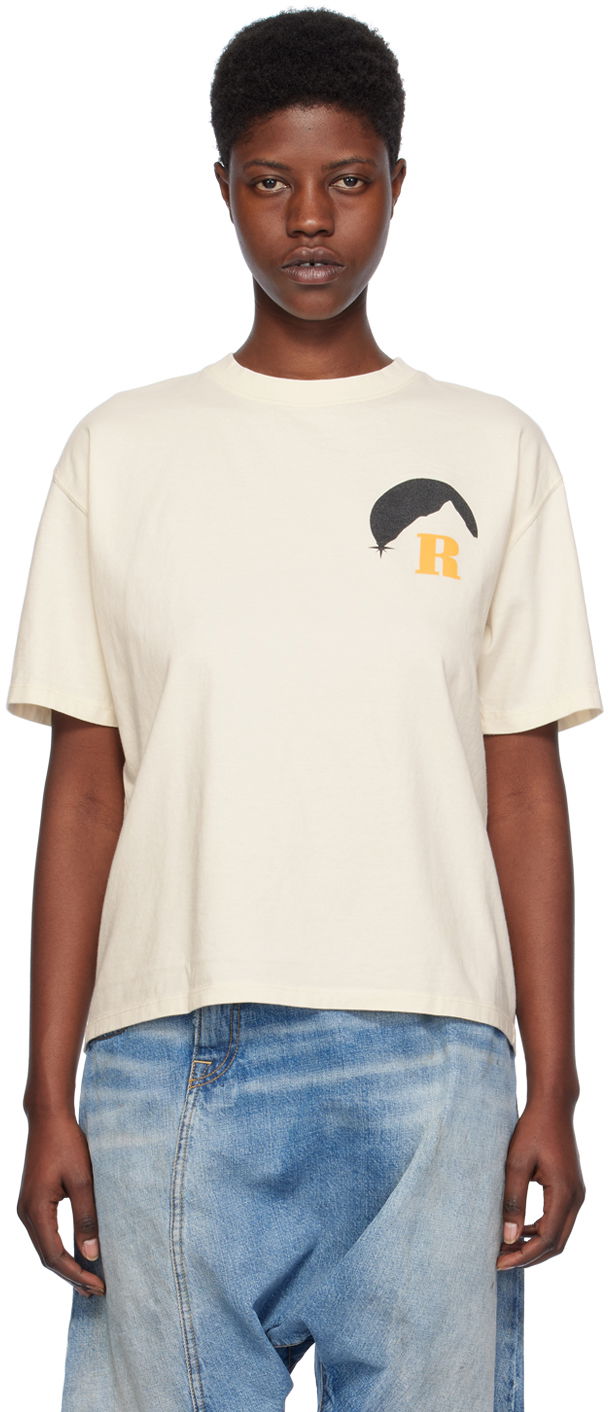 Majica kratkih rukava Rhude Moonlight T-Shirt "Off-White" Bijela | RHPS24TT02012611