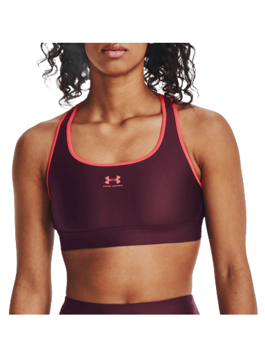 Grudnjak Under Armour HeatGear Mid Padless Bra Tamnocrvena | 1373865-600