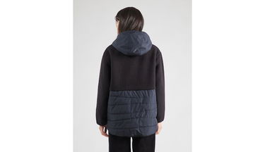 Jakna Irie Daily Arctik Hooded Fleece Long Jacket Tamnoplava | 965D111-700, 4