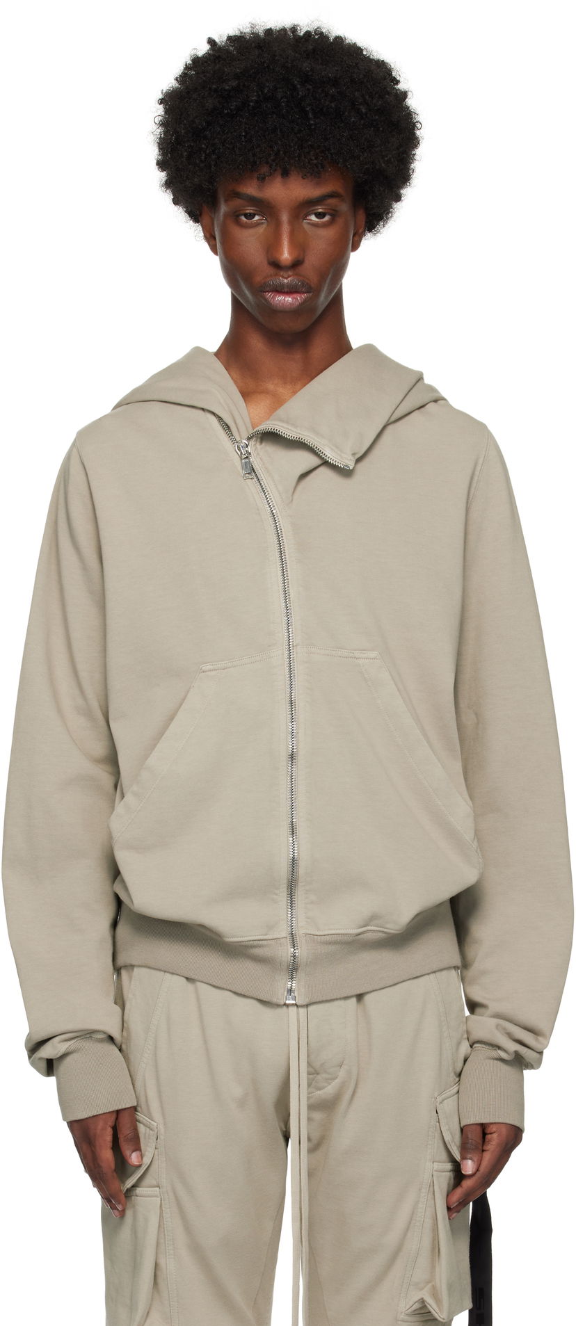Dukserice Rick Owens Porterville Mountain Hoodie Siva | DU02D2286 RIG
