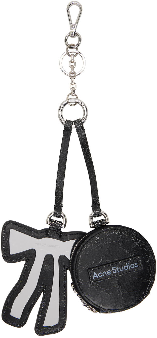 Novčanik Acne Studios Bow Mirror Coin Pouch Crna | CG0241-