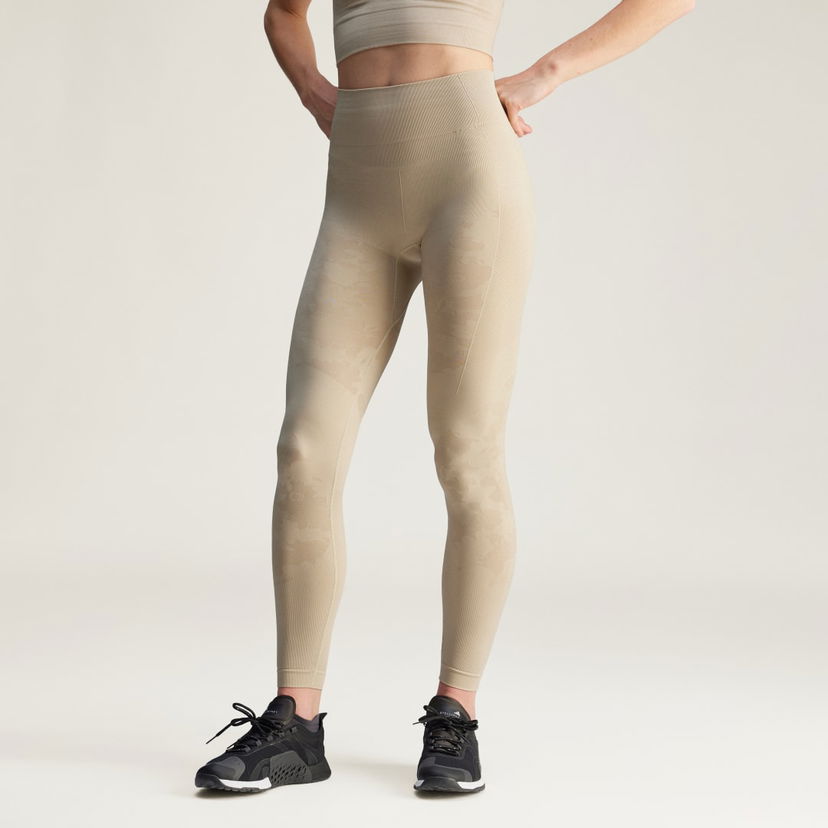Tajice adidas Performance adidas by Stella McCartney TrueStrength Seamless Yoga Leggings Bež | JJ1632