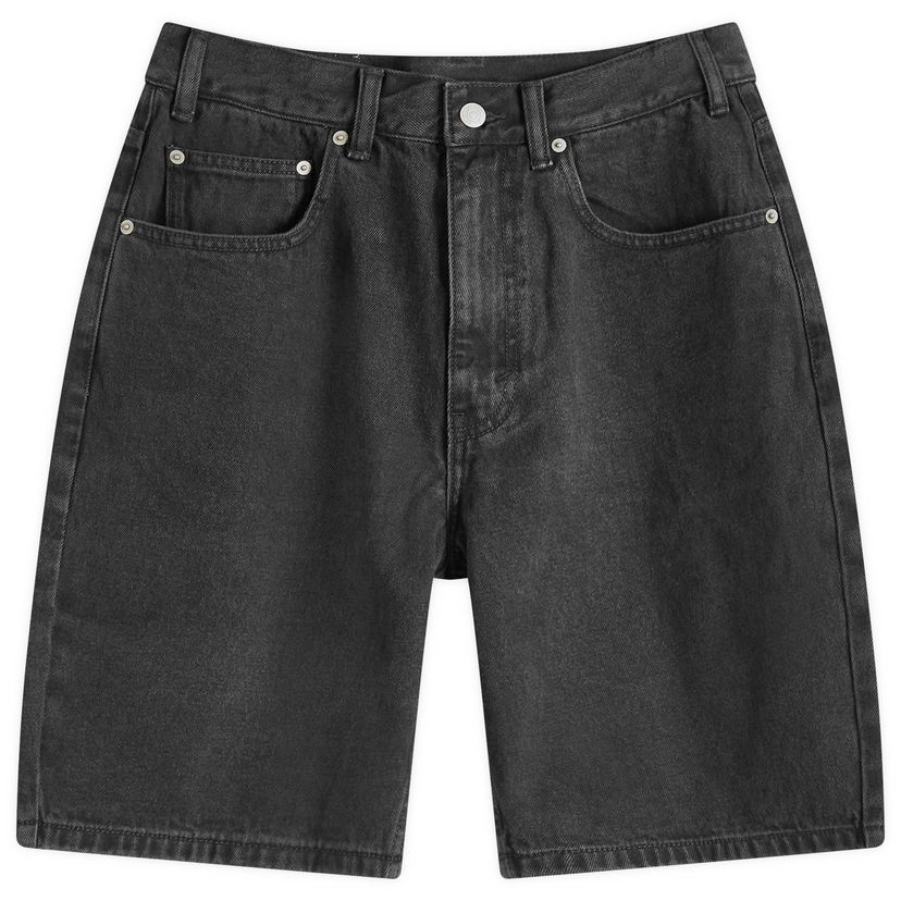 Kratke hlače thisisneverthat thisisneverthat Washed Denim Shorts, Size Large Crna | TN251DSO5S01-BLK