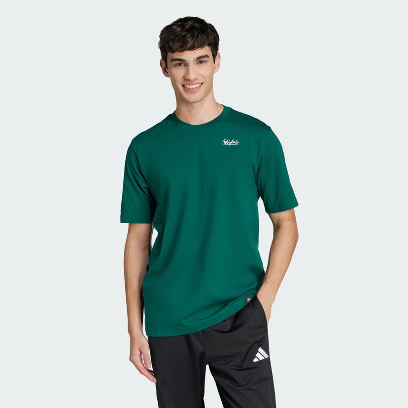 Majica kratkih rukava adidas Performance Still Life Bowl Graphic Tee Zelena | JJ3961