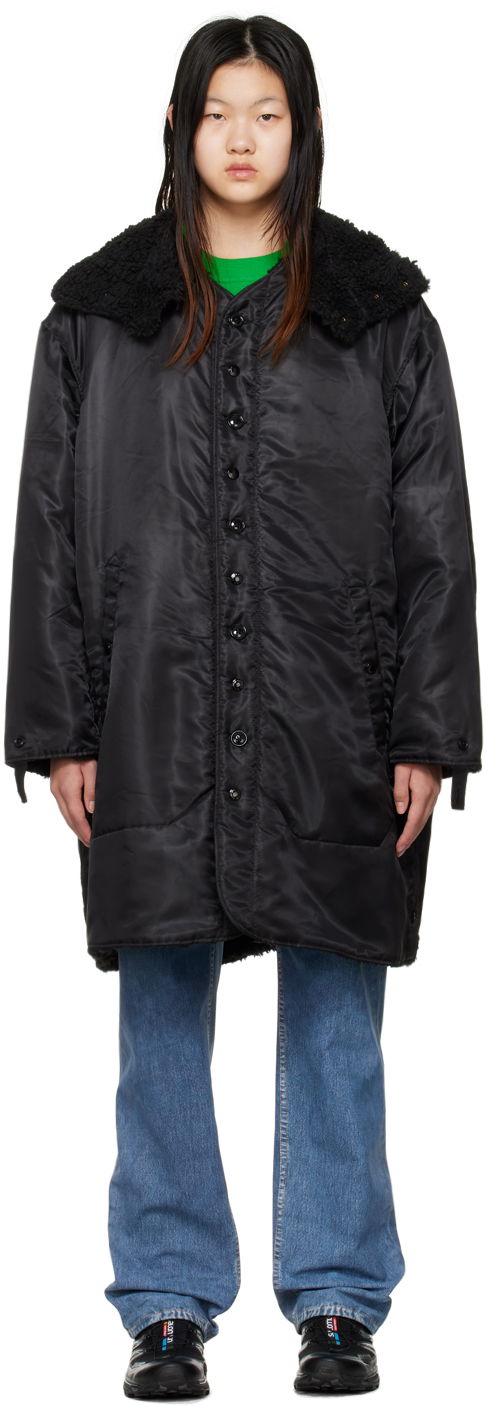 Parka Engineered Garments Engineered Garments Liner Coat Crna | 22F1D043