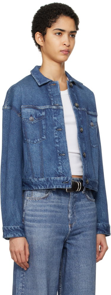 Jakna rag & bone Rag & Bone Miramar Fleece Trucker Jacket Plava | WCW24H40038203, 1