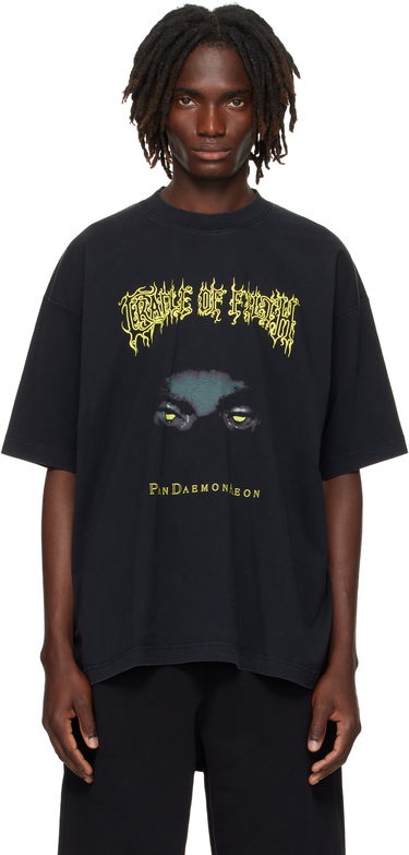 Majica kratkih rukava VETEMENTS Vetements Cradle of Filth Pandaemonaeon Oversized T-Shirt Crna | UCF76TR550B, 0