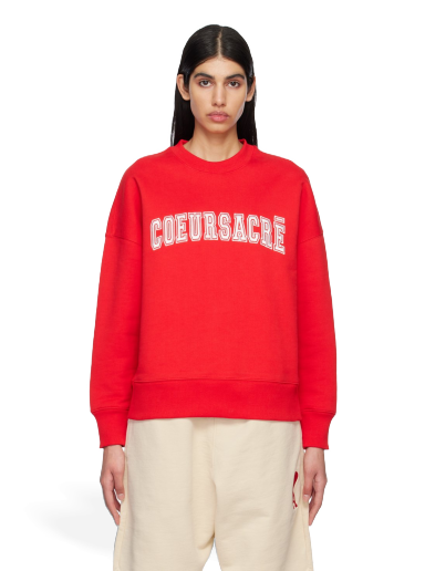 Dukserice AMI Sweatshirt Crvena | USW009.747