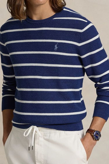 Džemper Polo by Ralph Lauren Striped Cotton Blend Sweater Plava | 710955764, 3