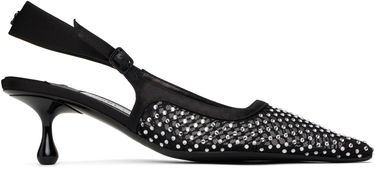 Tenisice i cipele Jimmy Choo Jimmy Choo Amel 50 Crystal Slingback Heels Crna | AMEL 50 QHS, 0