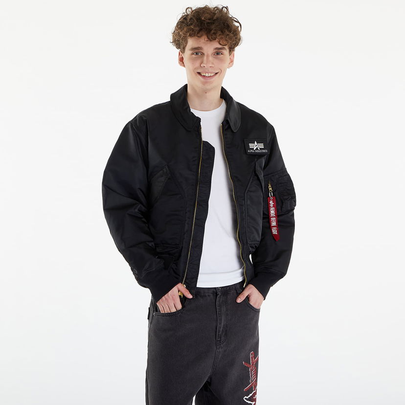 Bomber jakna Alpha Industries CWU 45 Heritage Black Crna | 100102 03