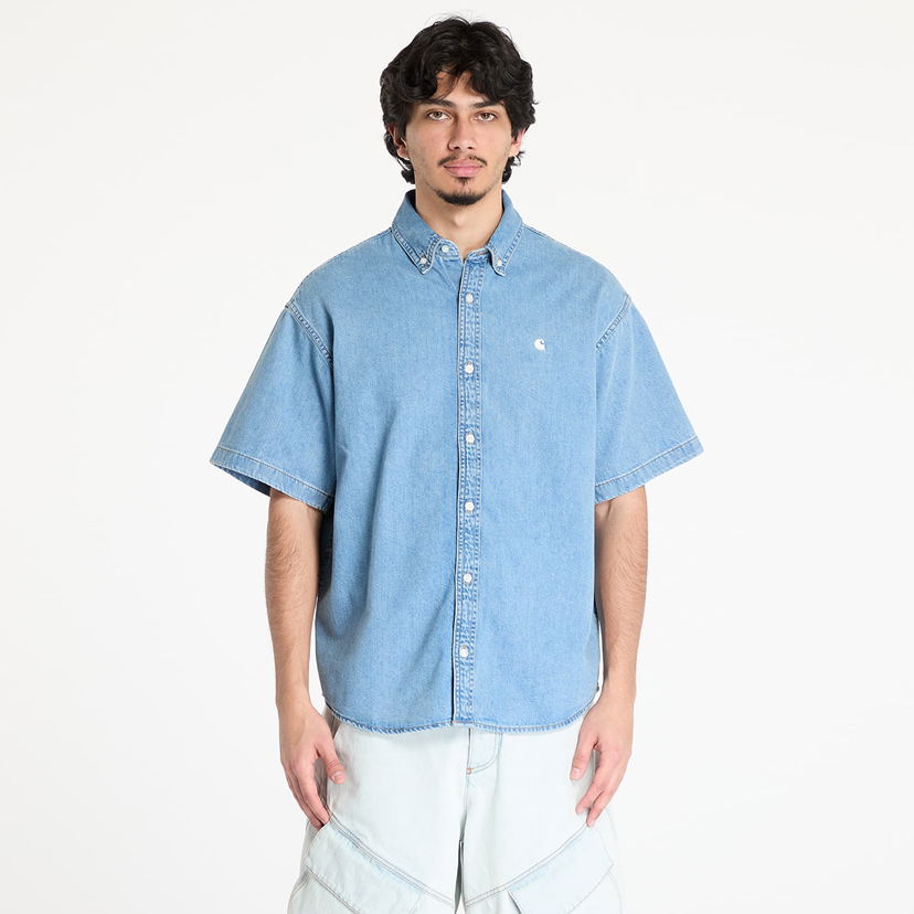 Košulja Carhartt WIP Carhartt WIP S/S Lucas Shirt Plava | I034575.0135