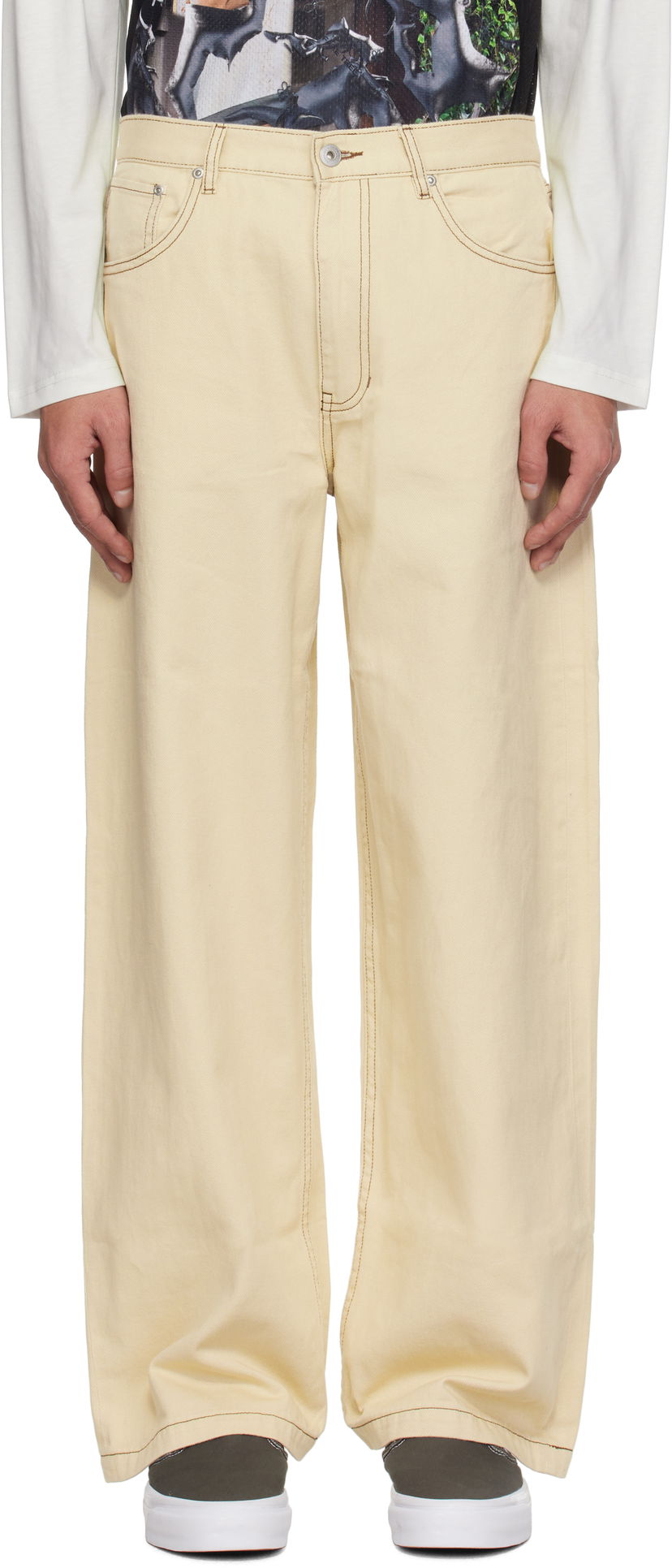 Jeans Perks And Mini Perks and Mini Alto Jeans Žuta | 80034