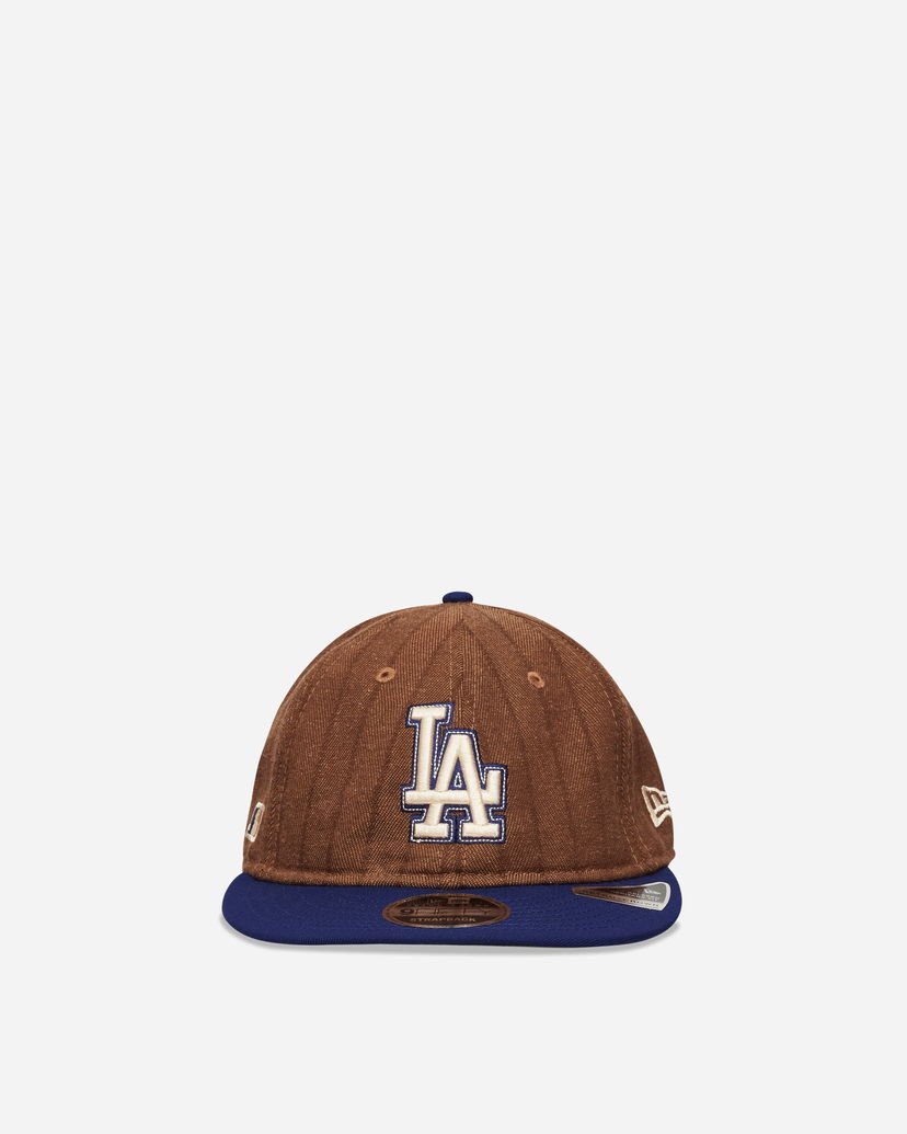 Kapa New Era LA Dodgers Three Looms x MLB Wool Pinstripe 9FIFTY Cap Smeđa | IY70 201