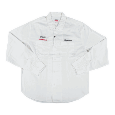 Košulja Supreme Honda Fox Racing x Work Shirt Bijela | FW19S25 WHITE, 0