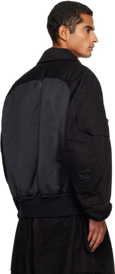 Bomber jakna Y-3 Y-3 UT Twill Bomber Jacket Crna | JY4554, 2