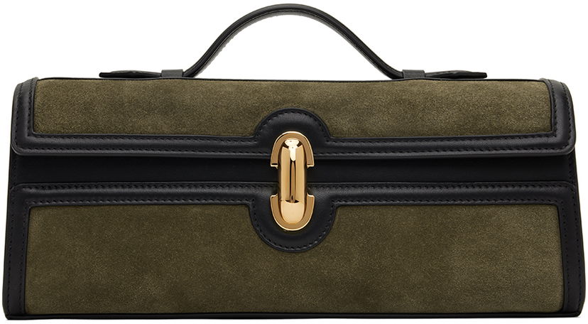 Ručna torbica Savette Khaki Slim Symmetry Pochette Bag Zelena | H-014-14-14