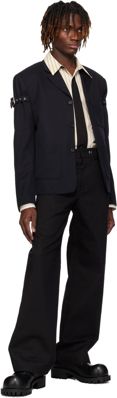 Jakna We11done We11done Belted Blazer Crna | WD-JK0-25-006-U-NV, 3
