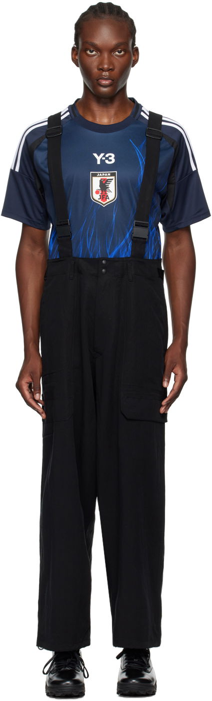 Cargo hlače Y-3 Suspender Cargo Pants Crna | IW7471