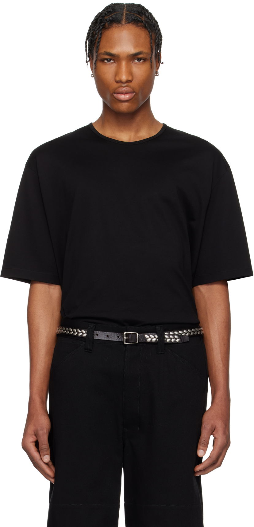 Majica kratkih rukava LEMAIRE Lemaire Relaxed T-Shirt Crna | TO1335 LJ1018