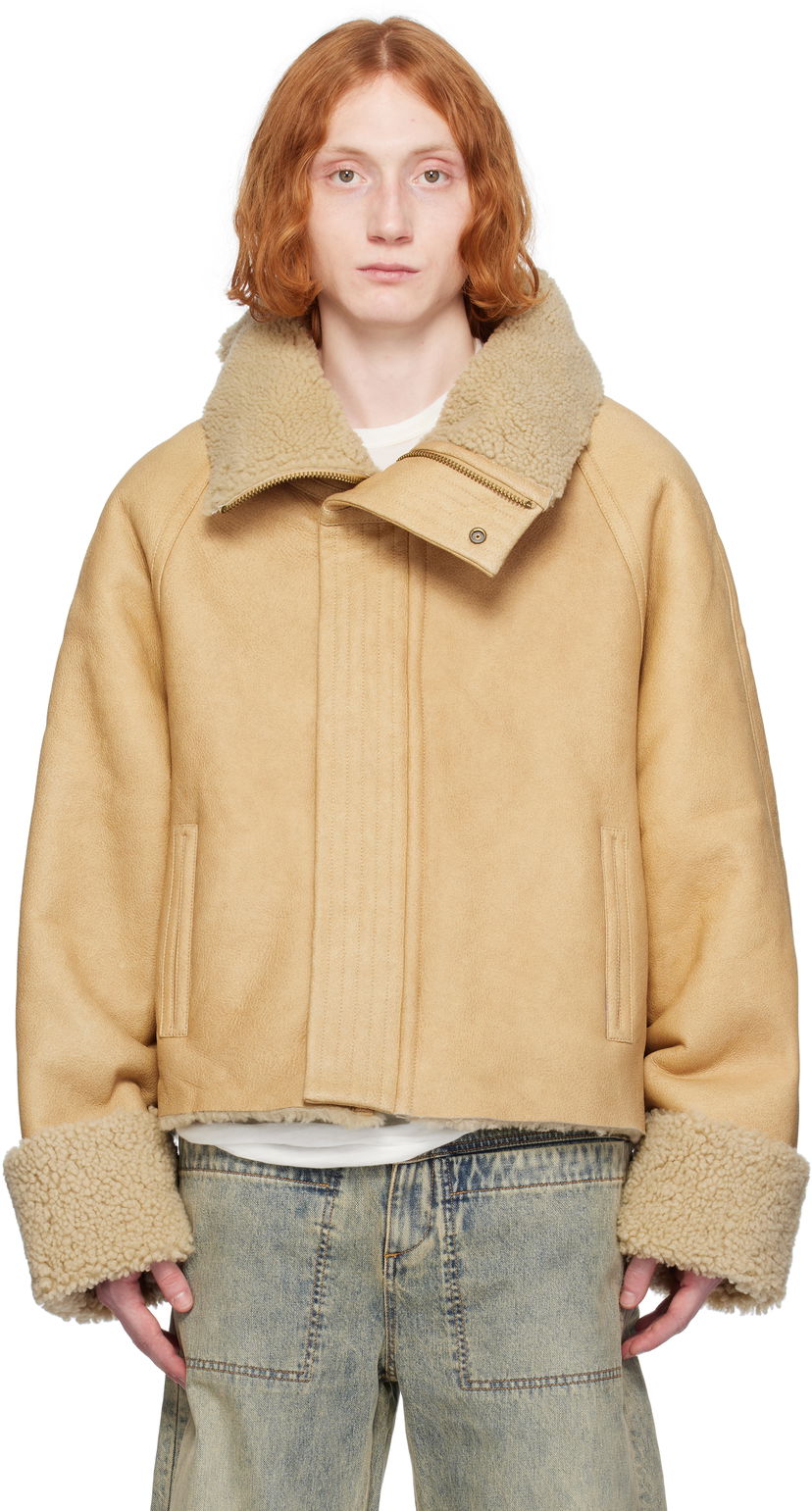 Kaputi Entire Studios Entire Studios Bulk Shearling Jacket Bež | ES2612CA