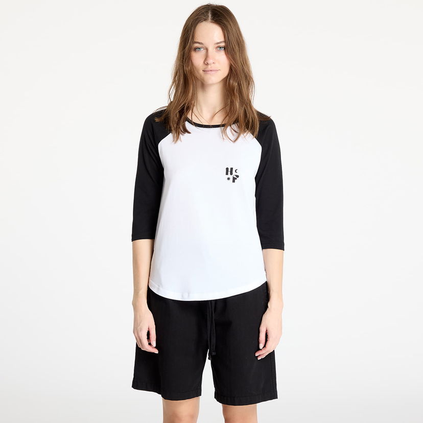 Majica kratkih rukava Horsefeathers Horsefeathers Kirby Baseball T-Shirt Bijela | SW942D