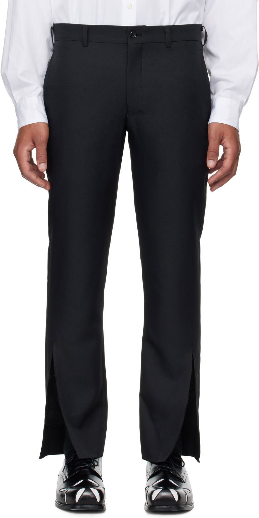 Hlače Comme des Garçons Gabardine Trousers Crna | PN-P056-051
