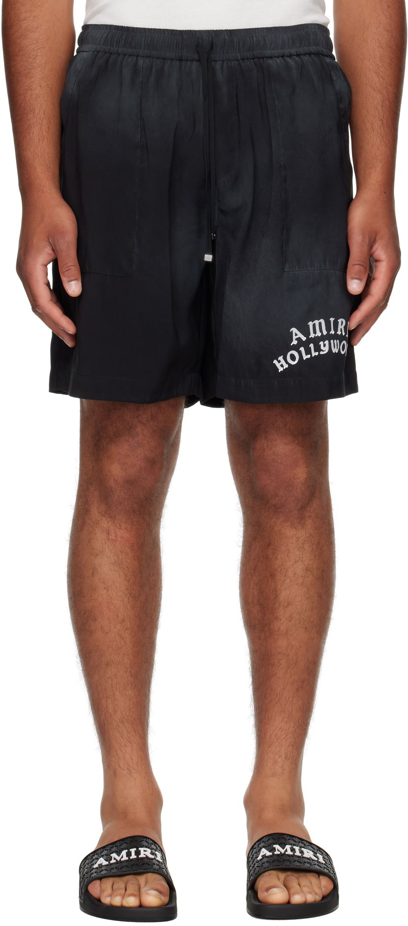 Kratke hlače AMIRI AMIRI Hollywood Shorts Crna | AMSHCA1103