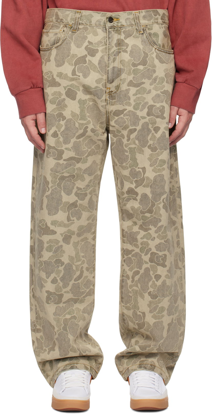 Jeans Carhartt WIP Duck Camo Landon Trousers Bež | I033755