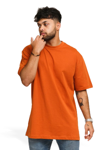 Majica kratkih rukava Urban Classics Tall Tee Narančasta | TB006 orange