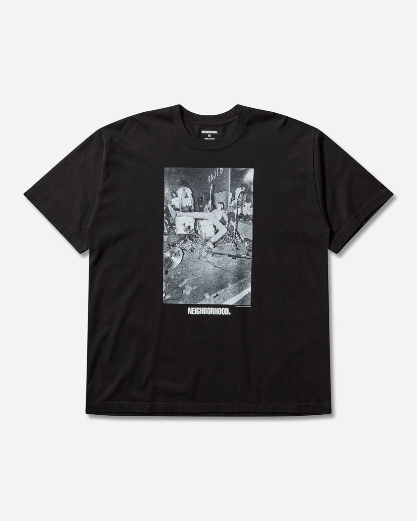 Majica kratkih rukava Neighborhood Charles Peterson SS-3 T-Shirt Crna | 252PCNH-ST12S BLACK