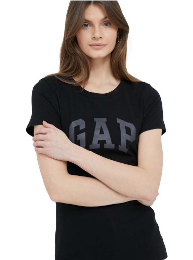 Majica kratkih rukava GAP Logo T-shirt Crna | 268820.11TRUEBLAC.