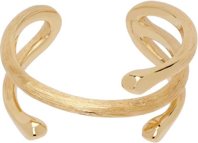 Prsten CHLOÉ Eclectic Gold Cuff Bracelet Metalik | CHC25SFB46CB7