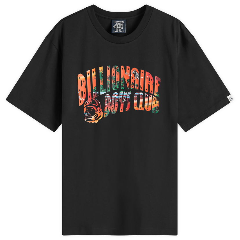 Majica kratkih rukava BILLIONAIRE BOYS CLUB Tropical Arch Logo Black T-Shirt Crna | B24460-BLK