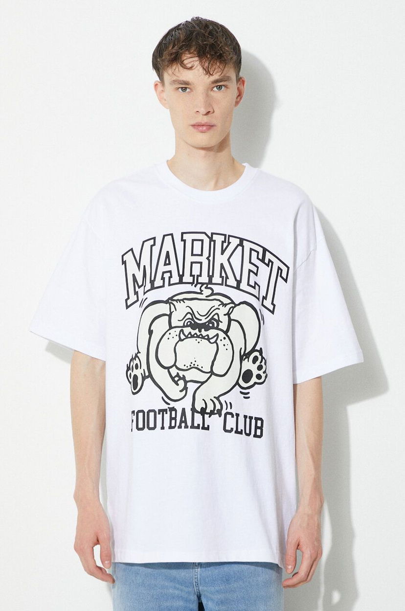 Majica kratkih rukava MARKET T-Shirt With Print Bijela | 399001776