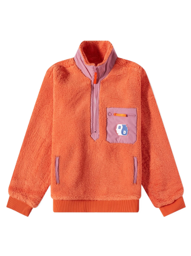 Dukserice Brain Dead Ying Yang Half Zip Jacket Narančasta | BDW22O19002603OR01