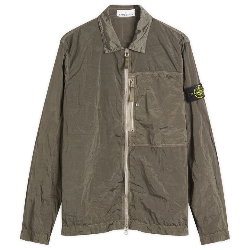 Košulja Stone Island Nylon Metal Shirt Jacket, Size Large Zelena | K1S151200005-V0054