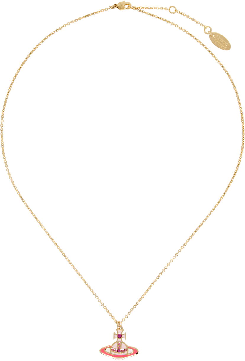 Ogrlica Vivienne Westwood Vivienne Westwood Concetta Bas Relief Pendant Necklace Ružičasta | 630203F0-02R857-