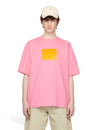 Majica kratkih rukava Acne Studios Inflatable T-Shirt Ružičasta | CL0184-