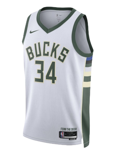Dres Nike Milwaukee Bucks Association Edition 2022/23 Dri-FIT NBA Swingman Jersey Bijela | DN2084-100