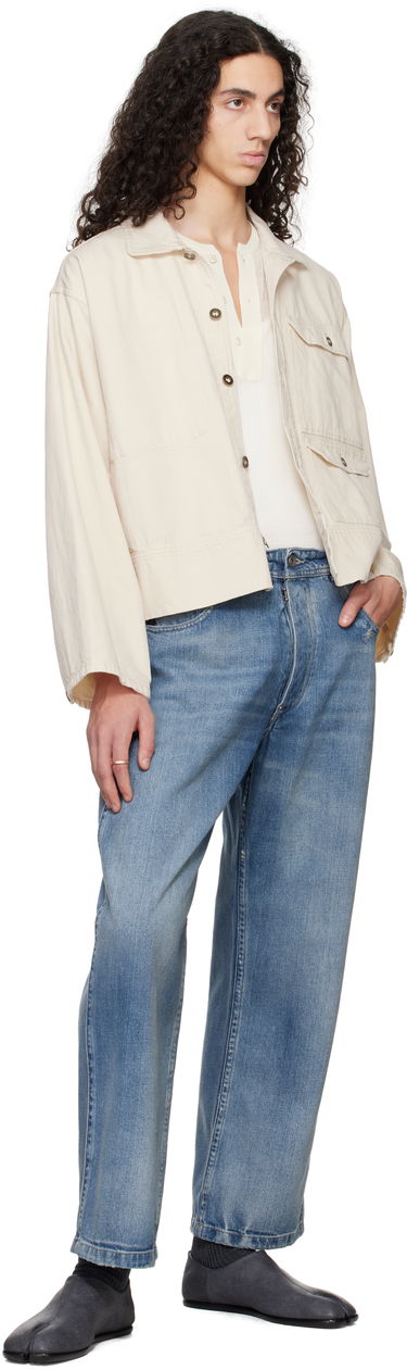Jeans Maison Margiela Maison Margiela Distressed Jeans Plava | S50LA0240 S30383, 3