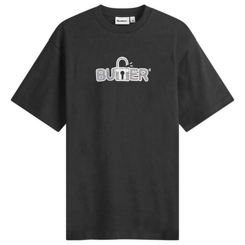 Majica kratkih rukava Butter Goods Goods Lock T-Shirt Crna | BG243105-BLK