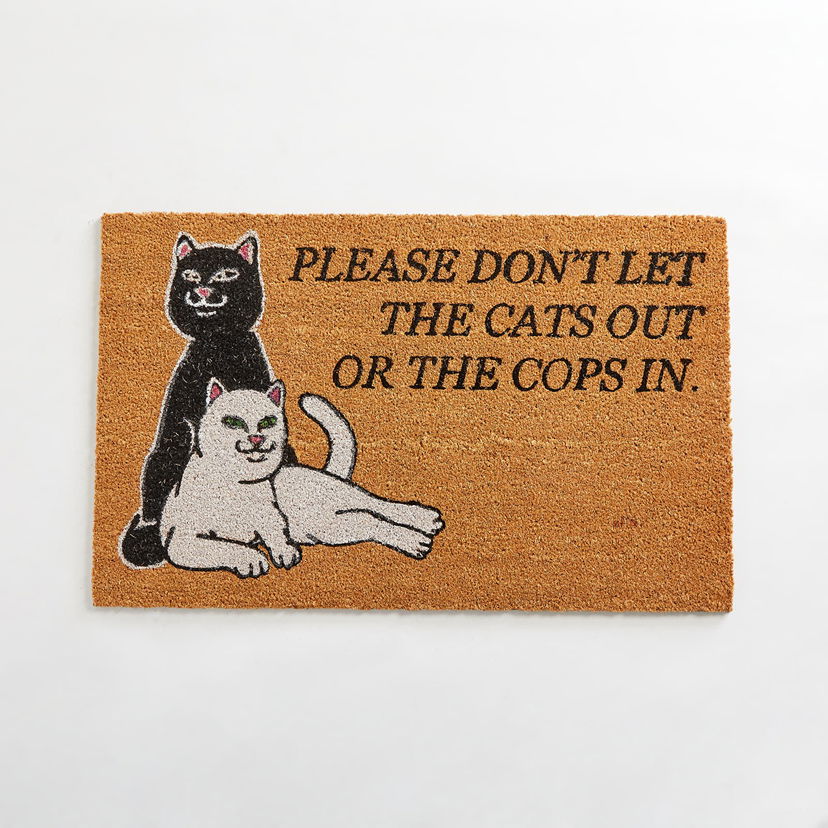 Home decor RIPNDIP Don’t Let The Cops In Rug Smeđa | RND4056 NEW EAN