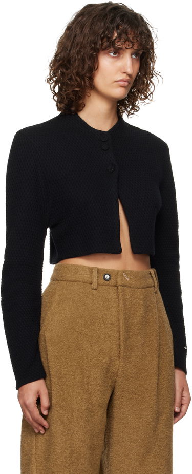 Džemper ADER ERROR Cropped Buttoned Cardigan Crna | BN01FWKT0701BK, 1