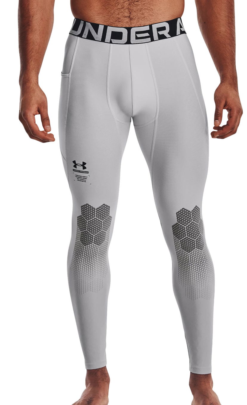 Čarape Under Armour HeatGear Compression Leggings Siva | 1370413-014
