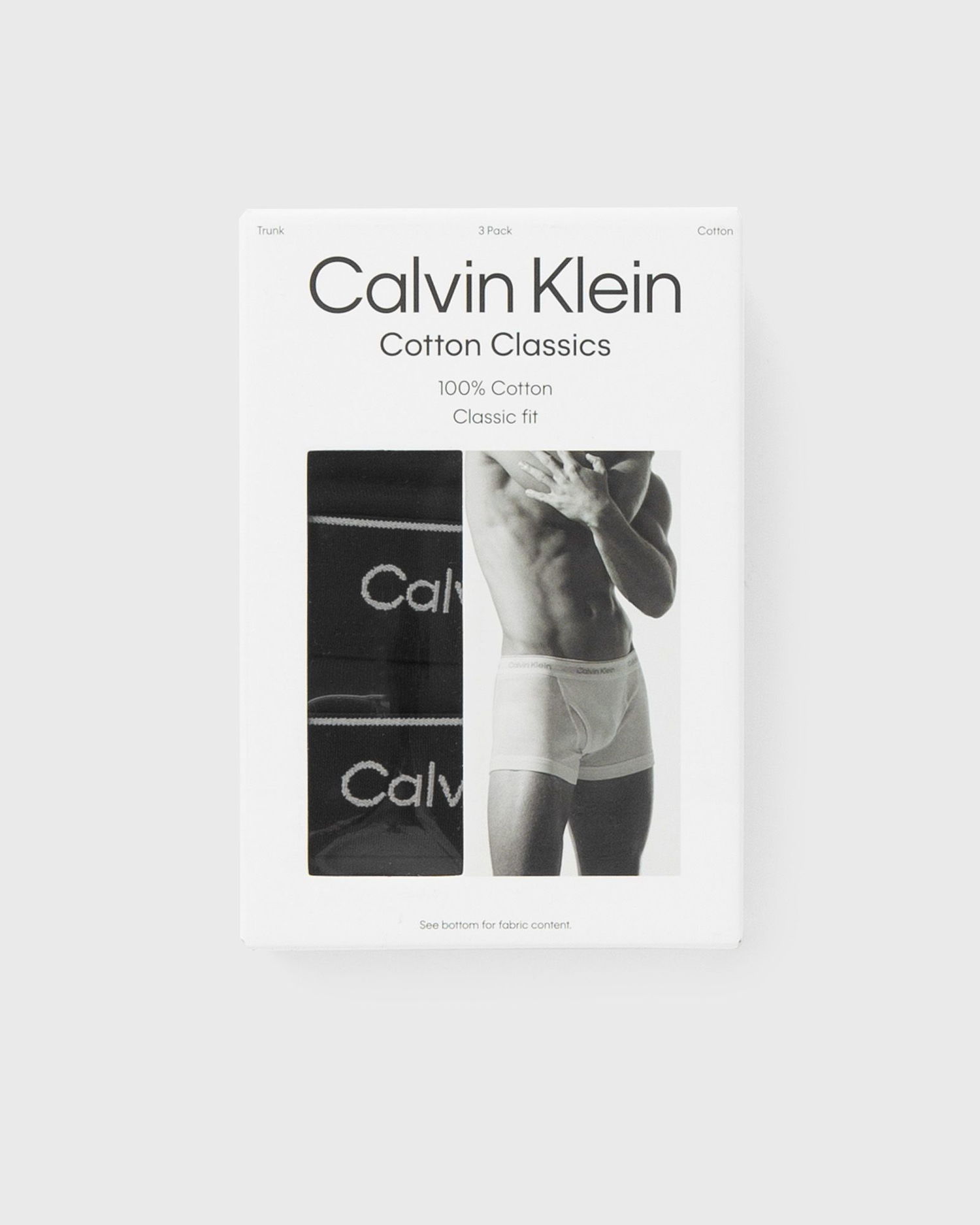 Bokserice CALVIN KLEIN 3-Pack Trunk Boxers & Briefs XL Crna | 000NB4002A001, 1